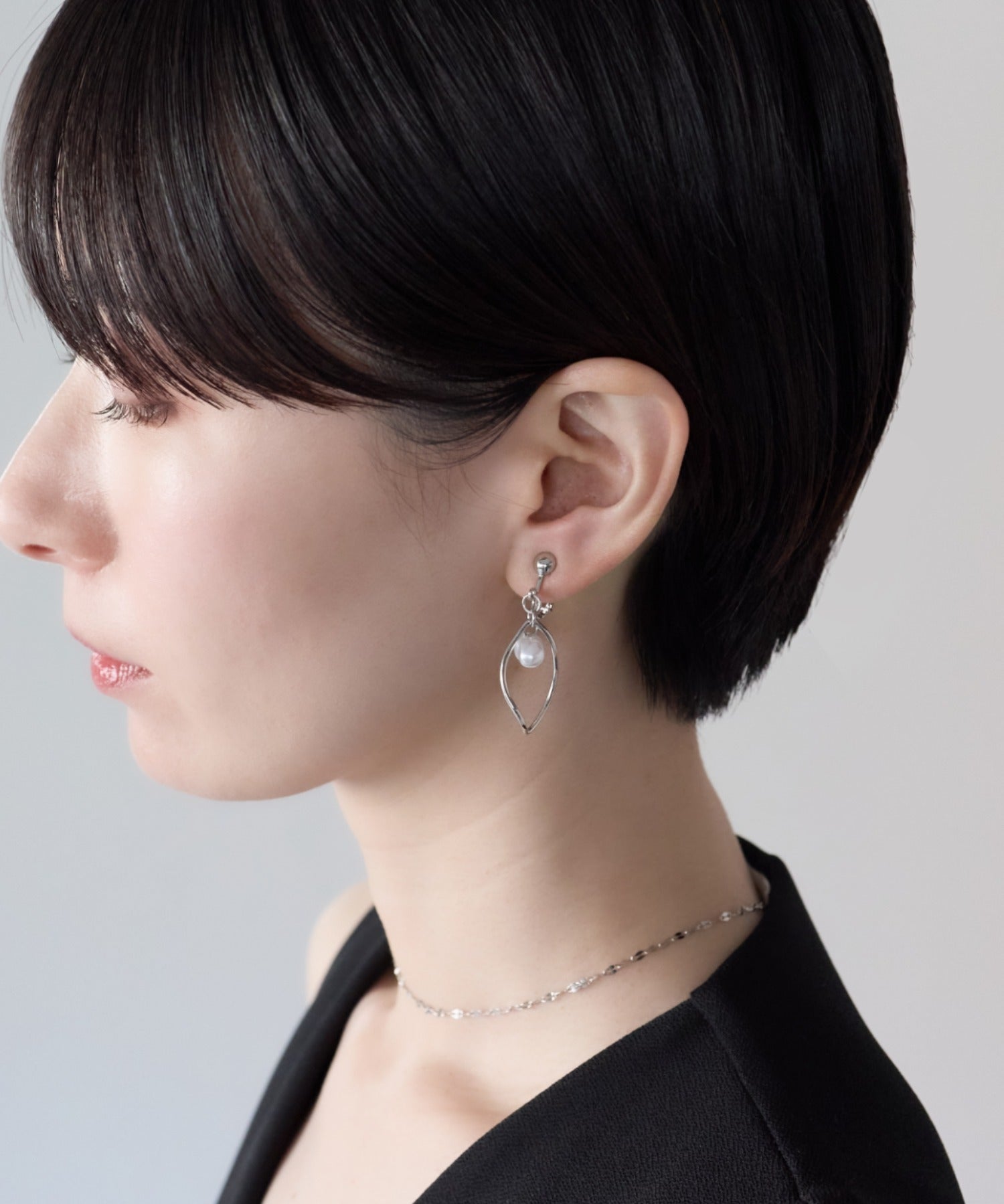 ciite' シーテ イヤリング シリコン付 デザインパール イヤリング