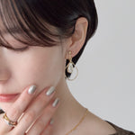 ciite' シーテ イヤリング シリコン付 デザインパール イヤリング