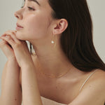 ciite' シーテ ピアス（両耳用） パールフックピアス (両耳用)