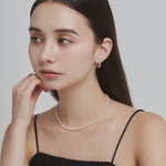 ciite' シーテ ネックレス 【 金属アレルギー対応 】 シンプルパールネックレス サージカルステンレス