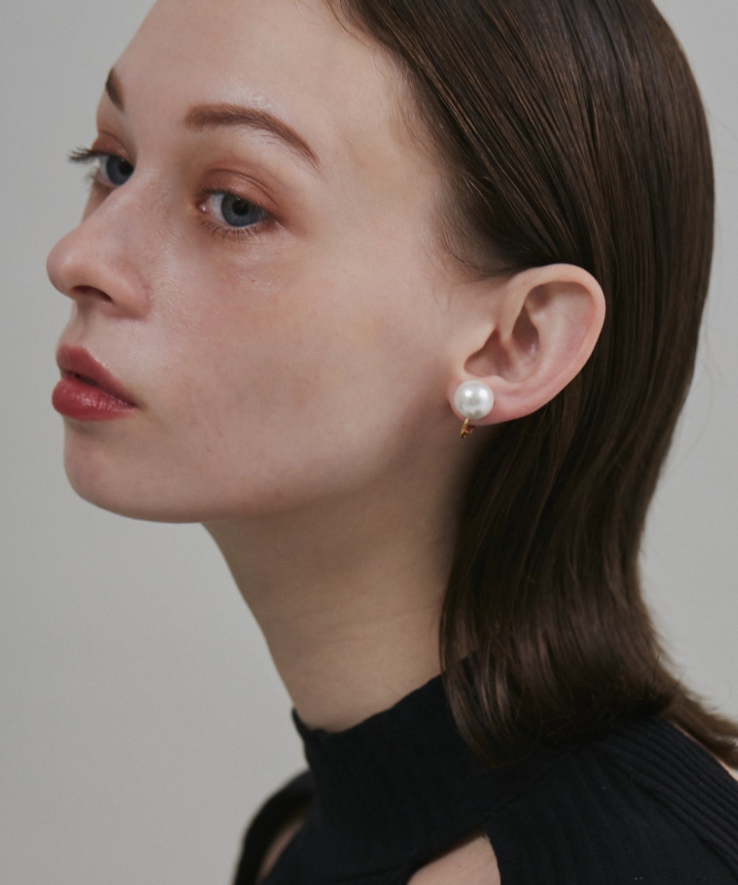 ciite' シーテ イヤリング 【 金属アレルギー対応 】 シンプルパールイヤリング サージカルステンレス (両耳用)