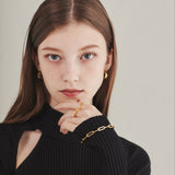 ciite' シーテ ブレスレット 【 金属アレルギー対応 】 シンプルチェーンブレスレット サージカルステンレス