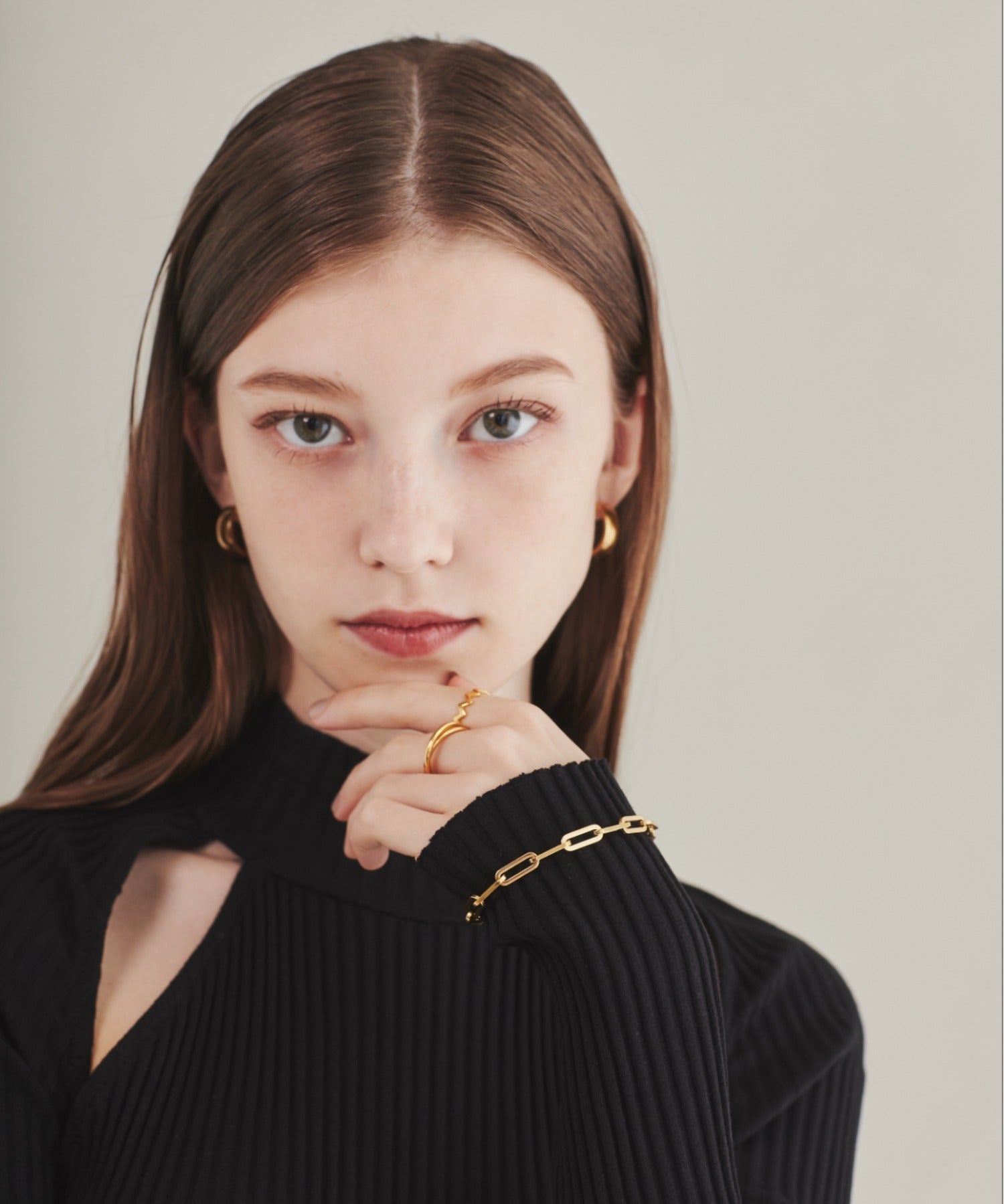 ciite' シーテ ブレスレット 【 金属アレルギー対応 】 シンプルチェーンブレスレット サージカルステンレス