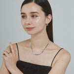 ciite' シーテ ネックレス 【 金属アレルギー対応 】 4mm スネークチェーンネックレス サージカルステンレス