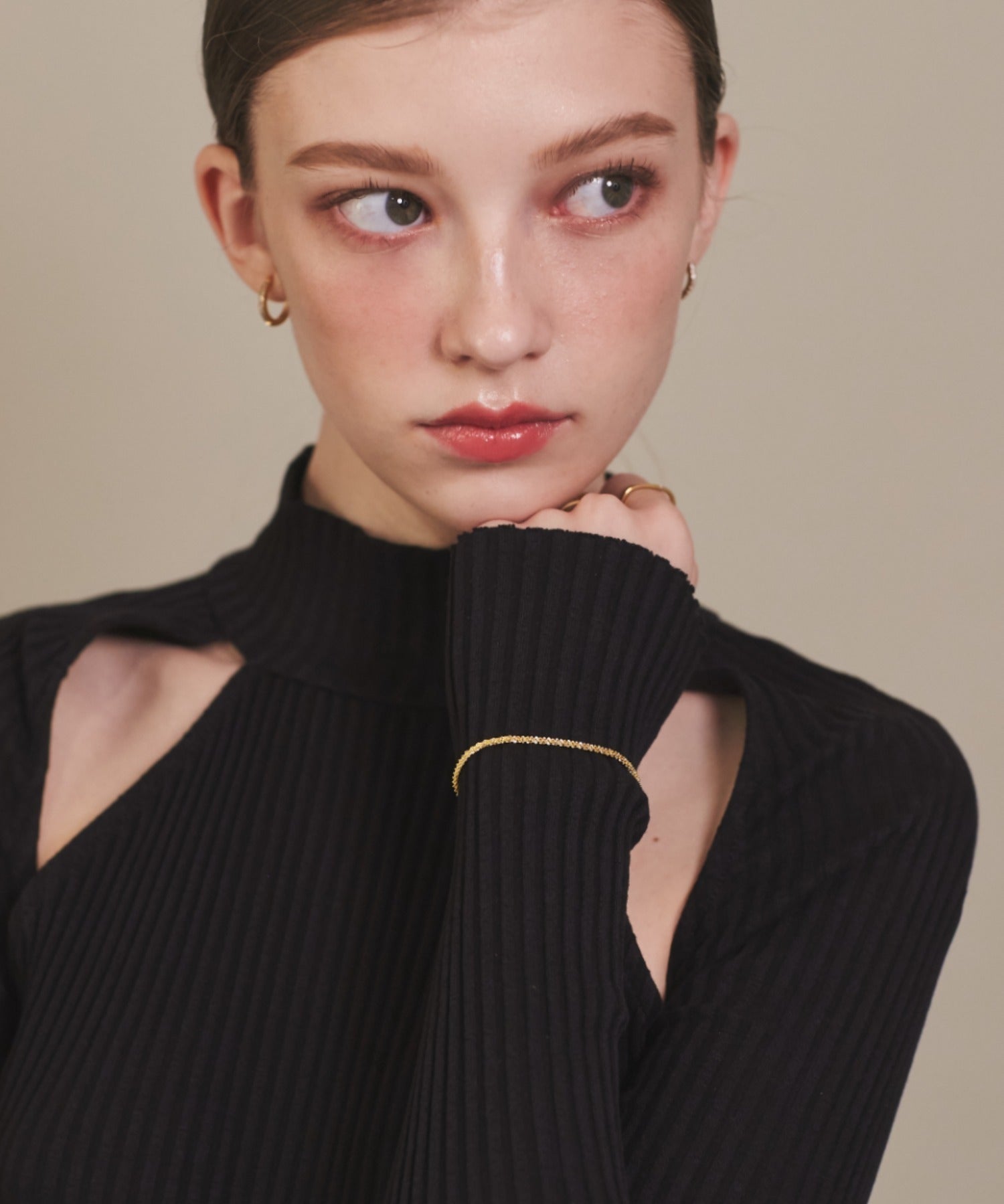 ciite' シーテ ブレスレット 【 金属アレルギー対応 】 グリッターチェーンブレスレット サージカルステンレス