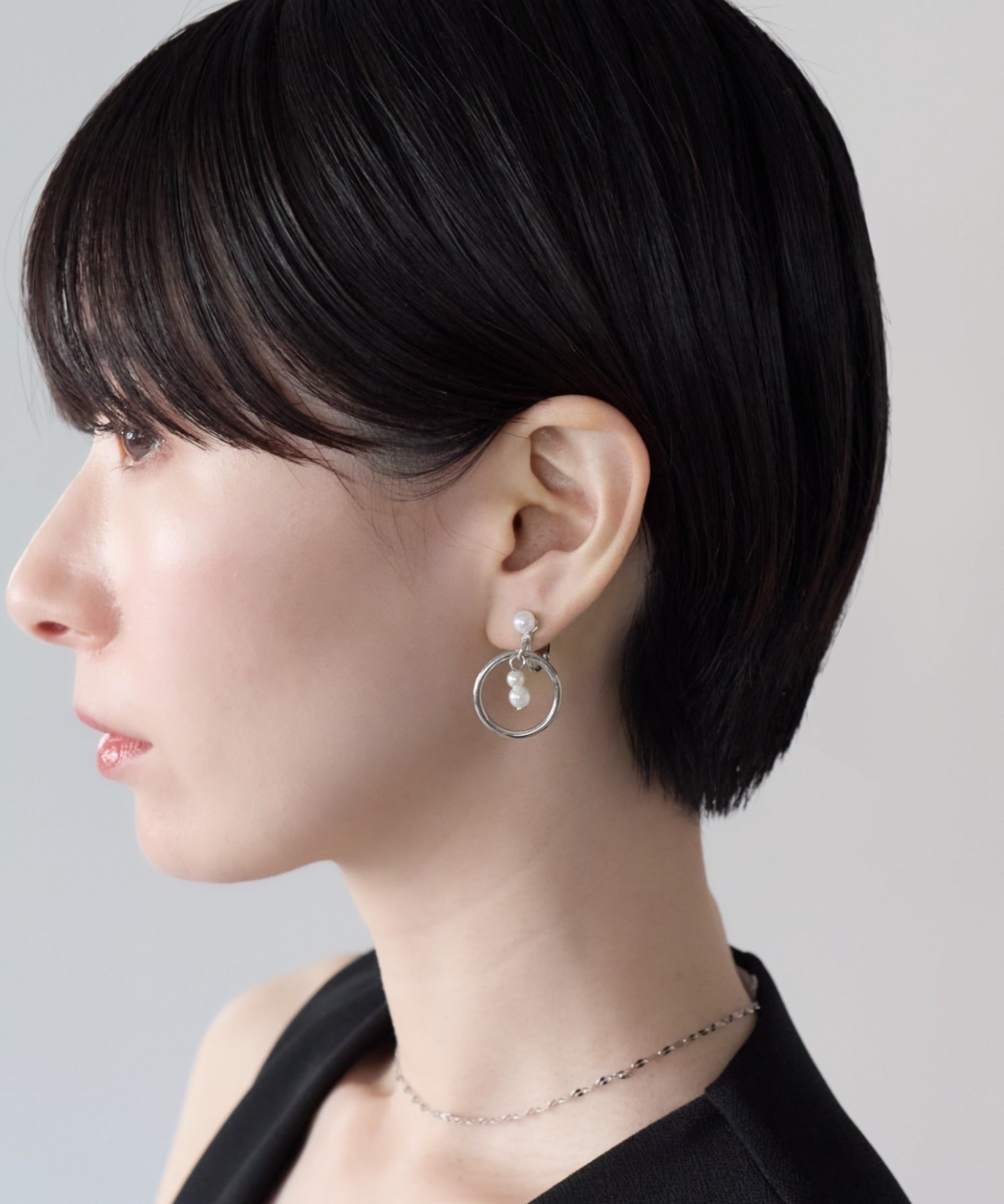 ciite' シーテ イヤリング シリコン付 デザインパール イヤリング