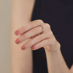 ciite' シーテ リング 【 金属アレルギー対応 】 シンプルビジューリング サージカルステンレス