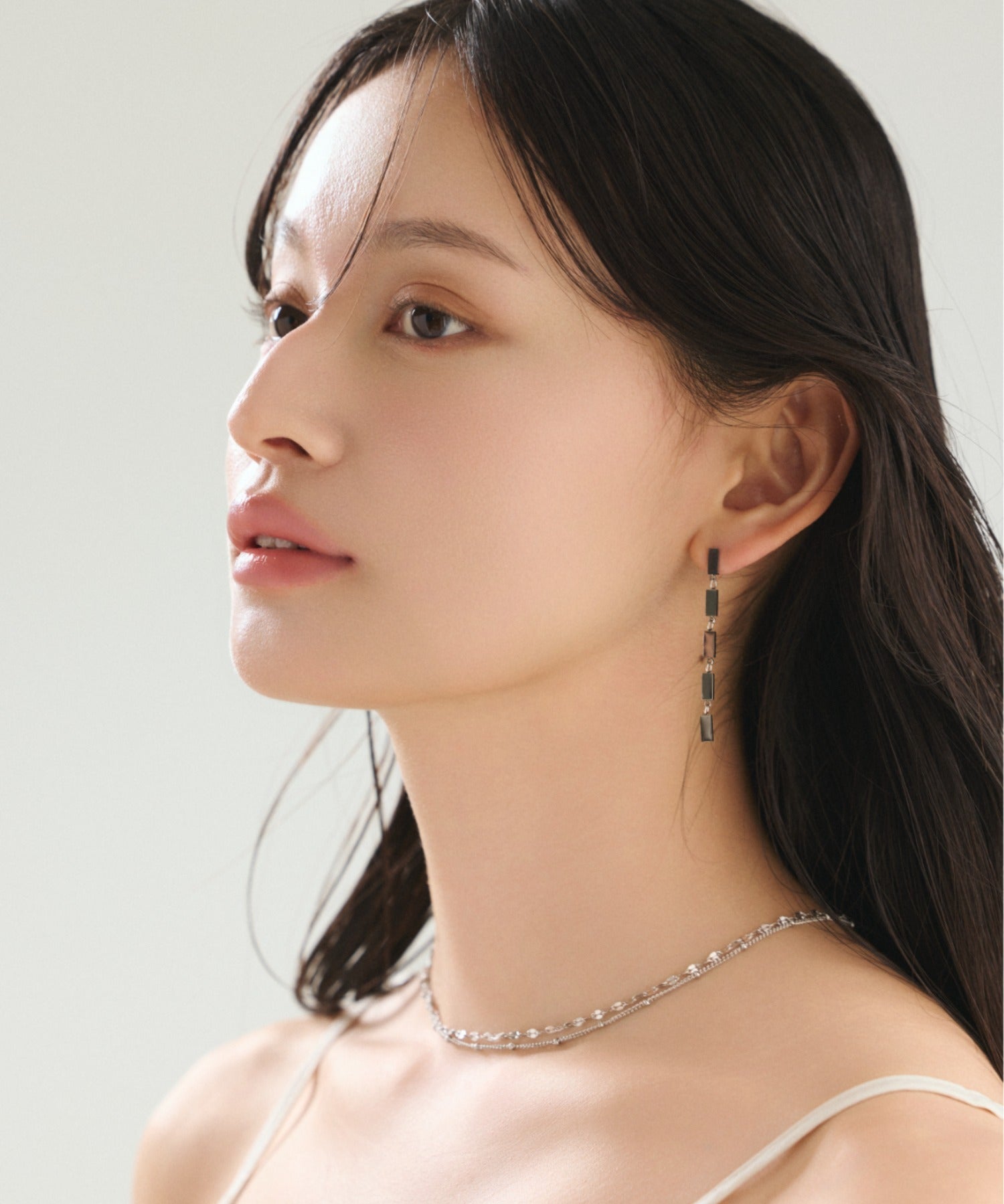 ciite' シーテ ネックレス 【 金属アレルギー対応 】 2連チェーンネックレス サージカルステンレス