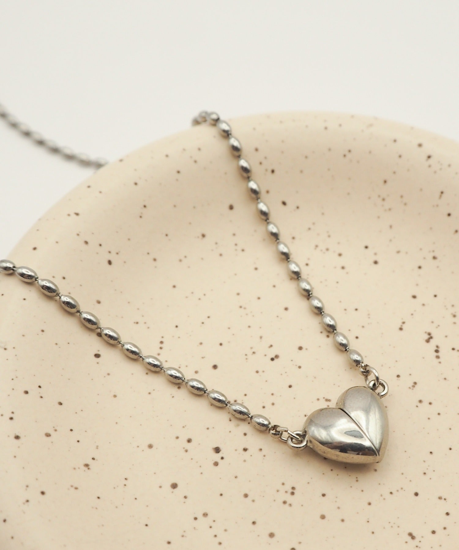 ciite' シーテ ネックレス 【 金属アレルギー対応 】 ミニハートネックレス サージカルステンレス