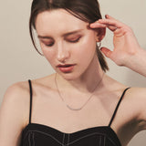 ciite' シーテ ネックレス 【 金属アレルギー対応 】 ビジューモチーフネックレス サージカルステンレス