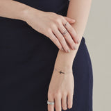 ciite' シーテ ブレスレット 【 金属アレルギー対応 】 クロスビジューブレスレット サージカルステンレス