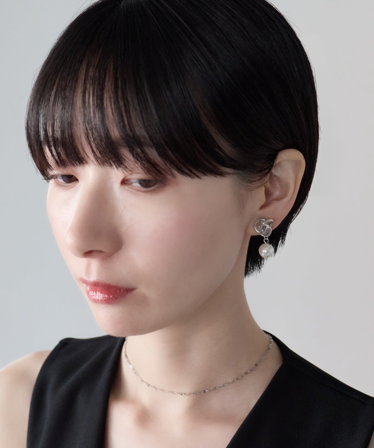 ciite' シーテ イヤリング シリコン付 デザインパール イヤリング