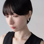 ciite' シーテ イヤリング シリコン付 デザインビジュー パール イヤリング