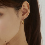 ciite' シーテ ピアス（両耳用） 【 金属アレルギー対応 】 4サイズ展開 シンプルフープピアス サージカルステンレス（両耳用）