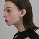 ciite' シーテ イヤリング 【 金属アレルギー対応 】 シンプルパールイヤリング サージカルステンレス (両耳用)