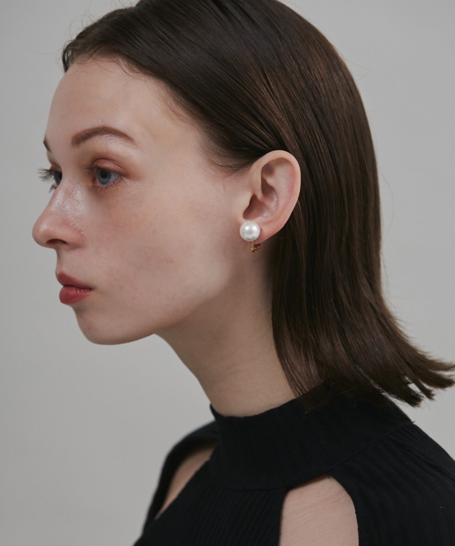 ciite' シーテ イヤリング 【 金属アレルギー対応 】 シンプルパールイヤリング サージカルステンレス (両耳用)