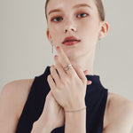 ciite' シーテ ブレスレット 【 金属アレルギー対応 】グリッターチェーンブレスレット サージカルステンレス