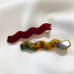 ciite' シーテ ヘアアクセサリー ウェーブデザインヘアピン 2個セット