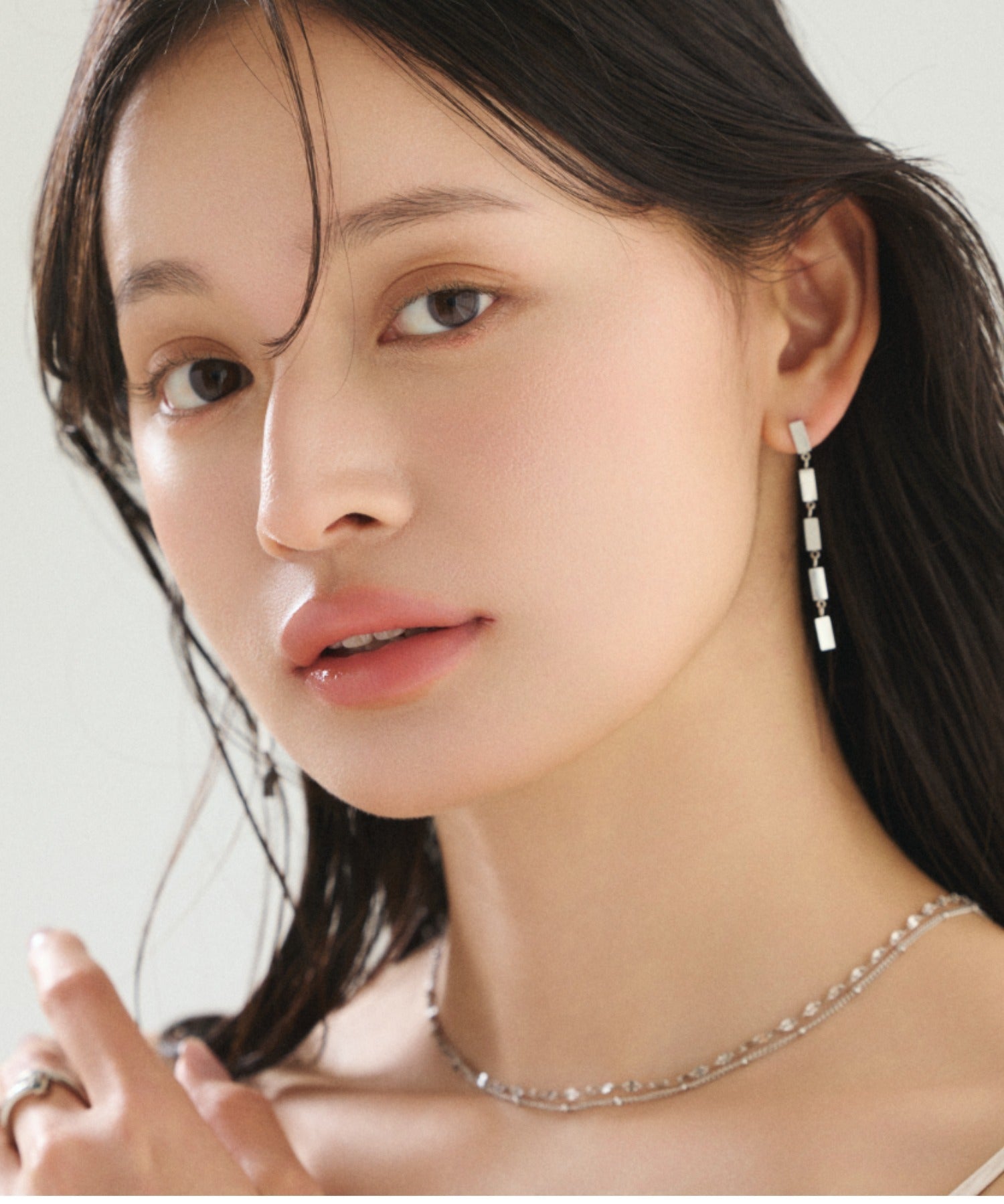 ciite' シーテ ネックレス 【 金属アレルギー対応 】 2連チェーンネックレス サージカルステンレス