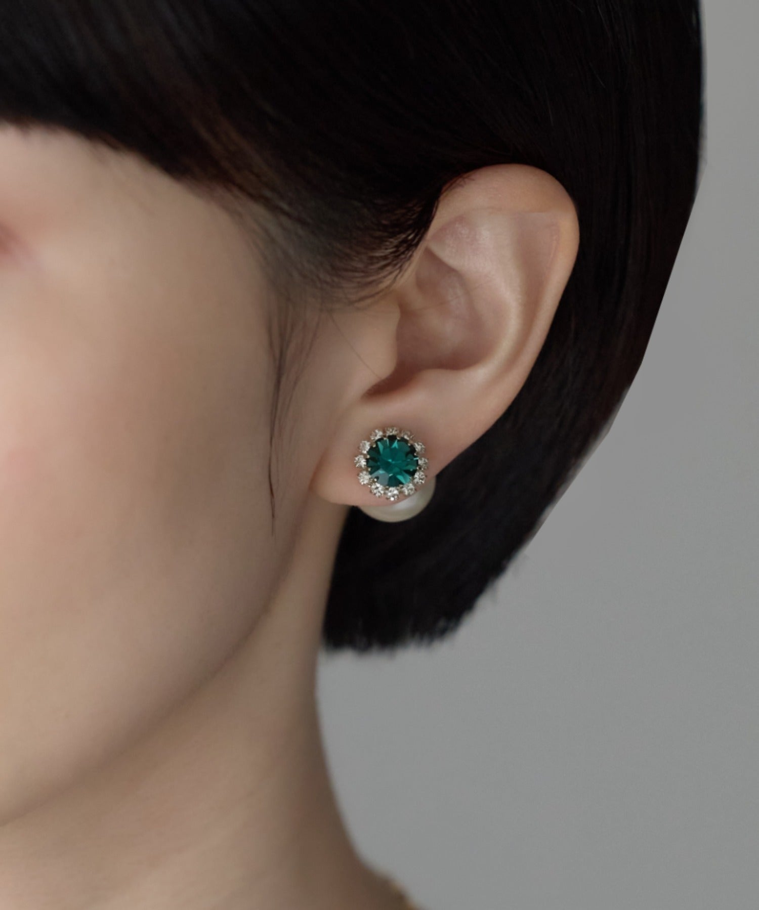 ciite' シーテ ピアス（両耳用） ビジューパールピアス