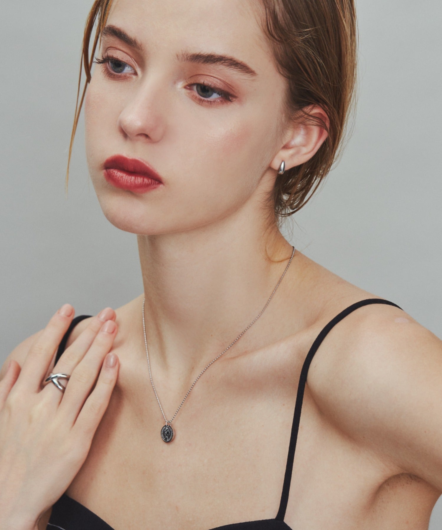 ciite' シーテ ネックレス 【 金属アレルギー対応 】 エリザベスコインネックレス サージカルステンレス