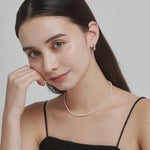 ciite' シーテ ネックレス 【 金属アレルギー対応 】 シンプルパールネックレス サージカルステンレス