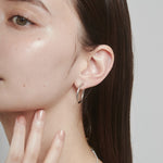 ciite' シーテ ピアス（両耳用） 【 金属アレルギー対応 】 シンプルフープイヤリング 3ペアセット サージカルステンレス (両耳用)
