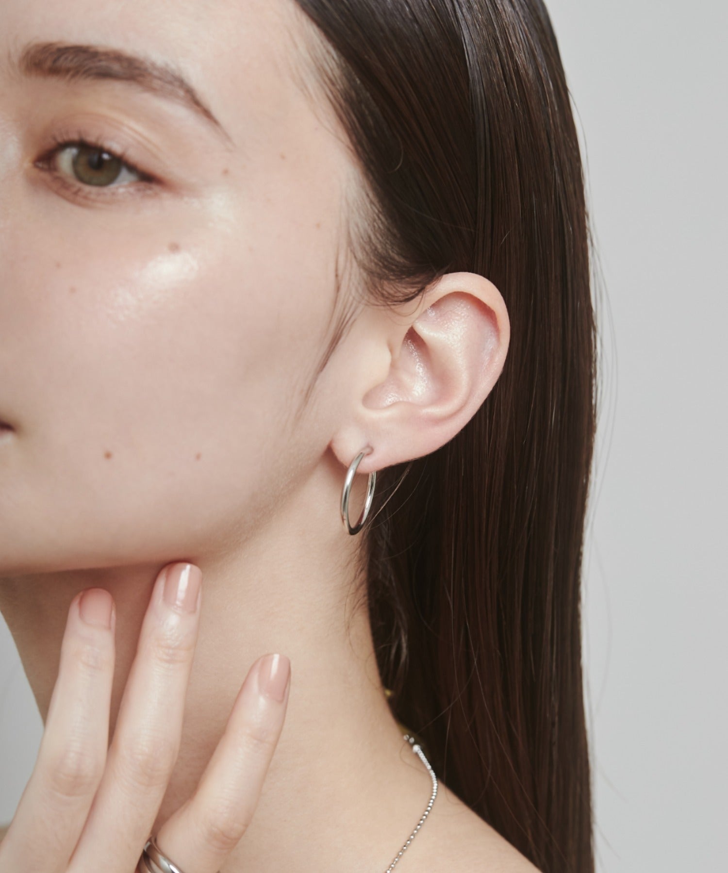 ciite' シーテ ピアス（両耳用） 【 金属アレルギー対応 】 シンプルフープイヤリング 3ペアセット サージカルステンレス (両耳用)