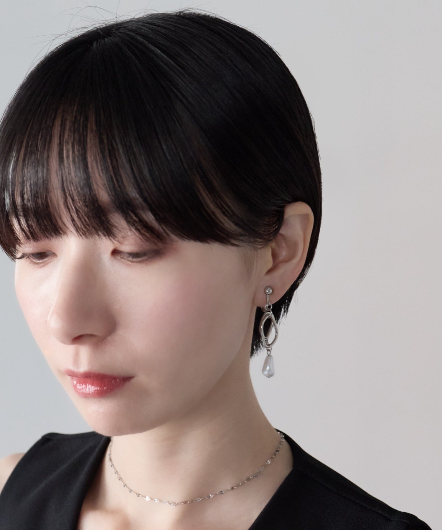 ciite' シーテ イヤリング シリコン付 デザインパール イヤリング