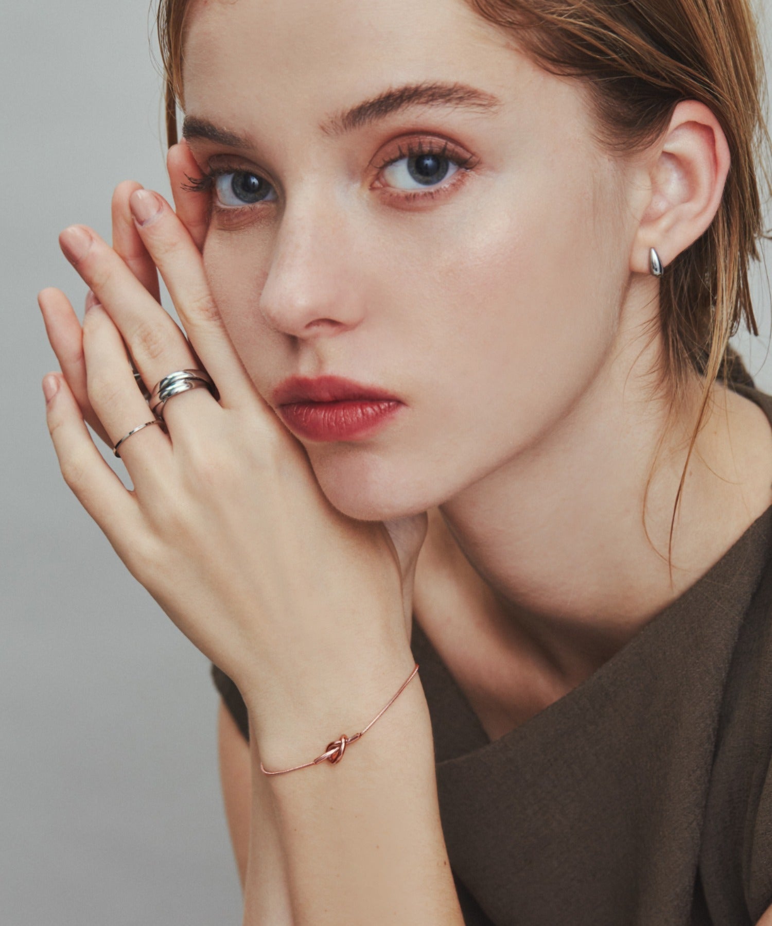 ciite' シーテ ブレスレット 【 金属アレルギー対応 】 ノットブレスレット サージカルステンレス