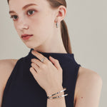 ciite' シーテ ブレスレット 【 金属アレルギー対応 】 2ラインバングル / ブレスレット サージカルステンレス