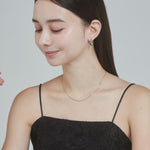 ciite' シーテ ネックレス 【 金属アレルギー対応 】 チェーンネックレス 2セット サージカルステンレス （38～43cm, 40～45cm）