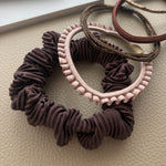 ciite' シーテ ヘアゴム チョコブラウンゴム ヘアゴムセット