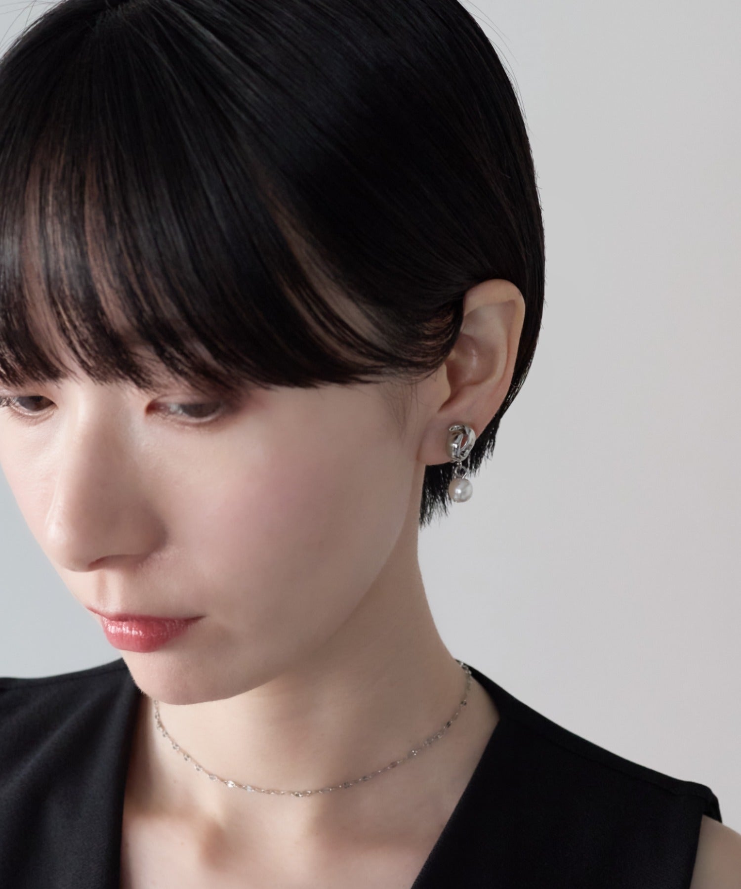 ciite' シーテ イヤリング シリコン付 デザインパール イヤリング