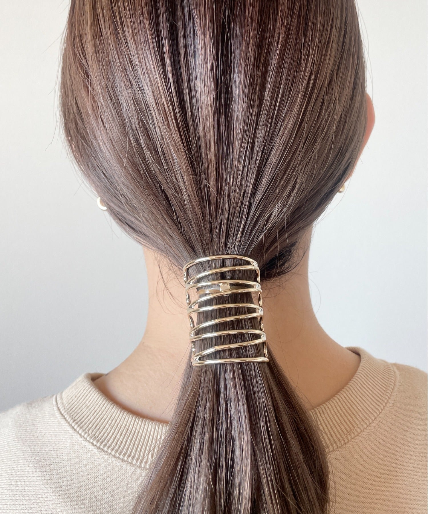 ciite' シーテ ヘアアクセサリー メタルモヨウヘアカフ