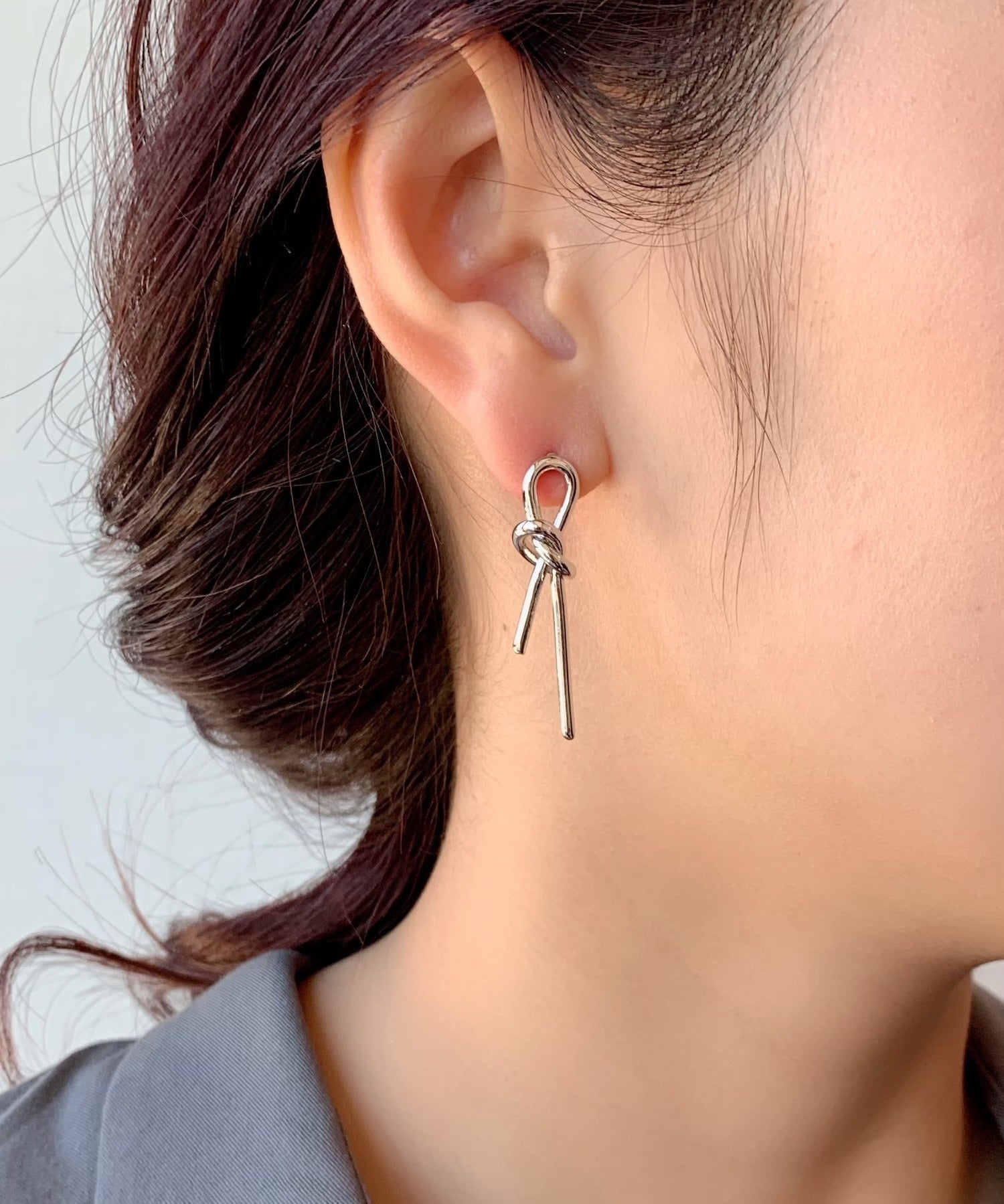 ciite' シーテ ピアス（両耳用） 結びピアス (両耳用)