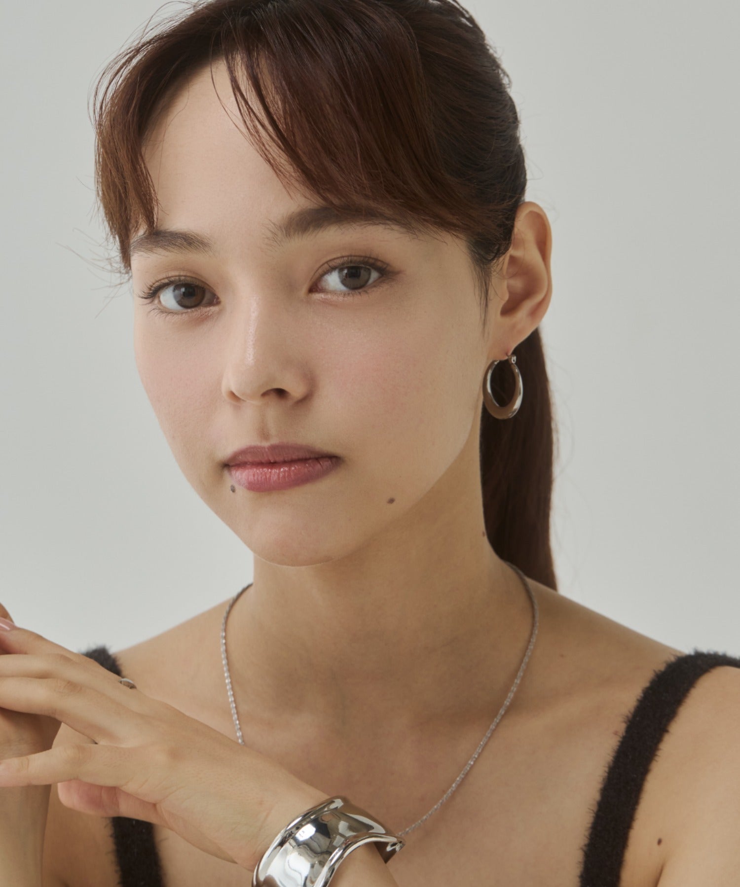 ciite' シーテ ピアス（両耳用） 【 金属アレルギー対応 】オーバルフープピアス サージカルステンレス（両耳用）