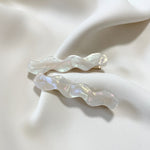 ciite' シーテ ヘアアクセサリー ウェーブデザインヘアピン 2個セット