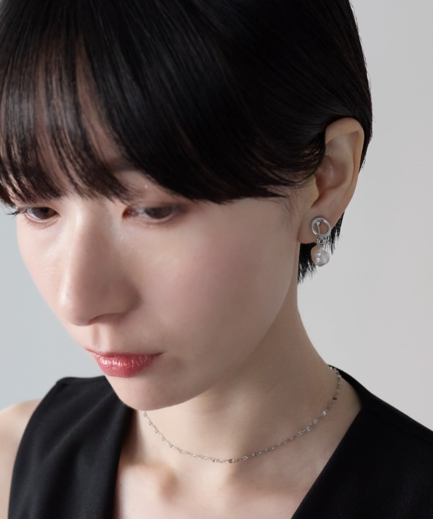 ciite' シーテ イヤリング シリコン付 デザインパール イヤリング