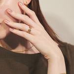 ciite' シーテ リング 【 金属アレルギー対応 】シンプルリング 4個セット サージカルステンレス