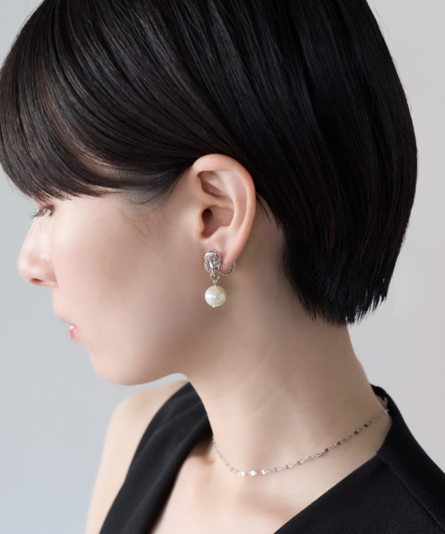 ciite' シーテ イヤリング シリコン付 デザインパール イヤリング