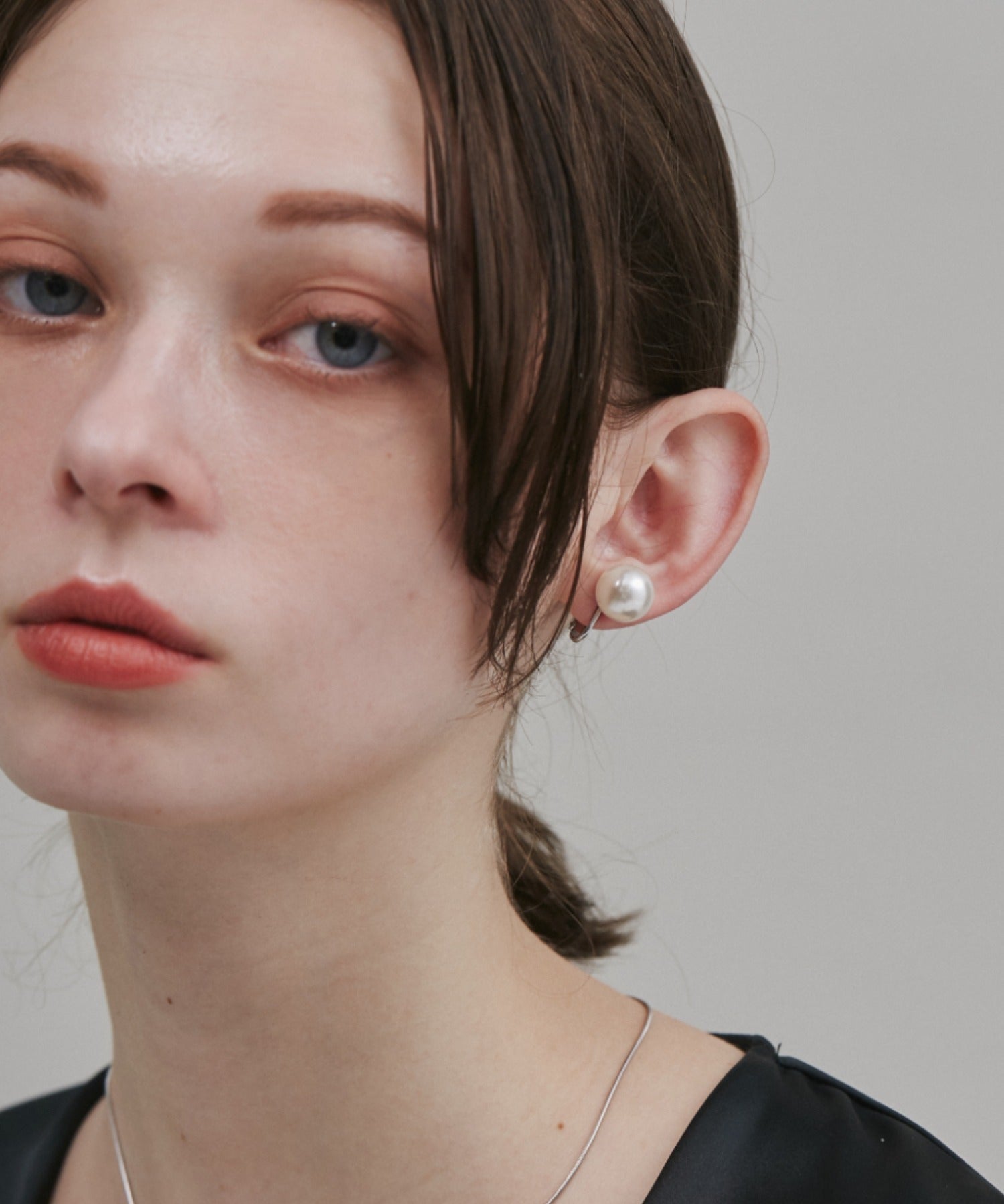 ciite' シーテ イヤリング 【 金属アレルギー対応 】 シンプルパールイヤリング サージカルステンレス (両耳用)