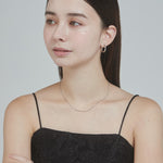 ciite' シーテ ネックレス 【 金属アレルギー対応 】 チェーンネックレス 2セット サージカルステンレス （38～43cm, 40～45cm）