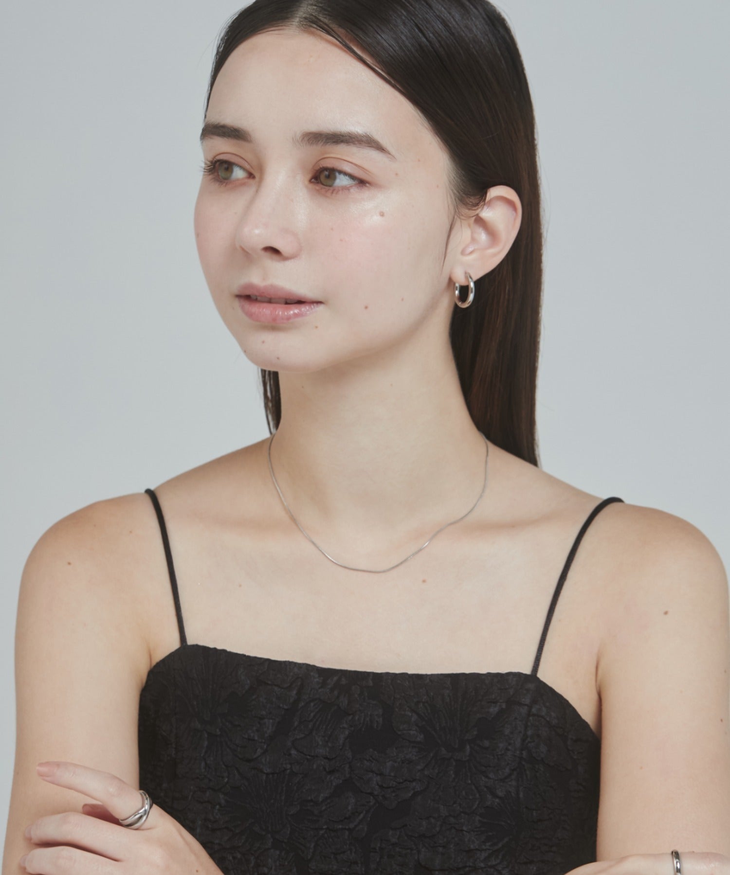 ciite' シーテ ネックレス 【 金属アレルギー対応 】 チェーンネックレス 2セット サージカルステンレス （38～43cm, 40～45cm）