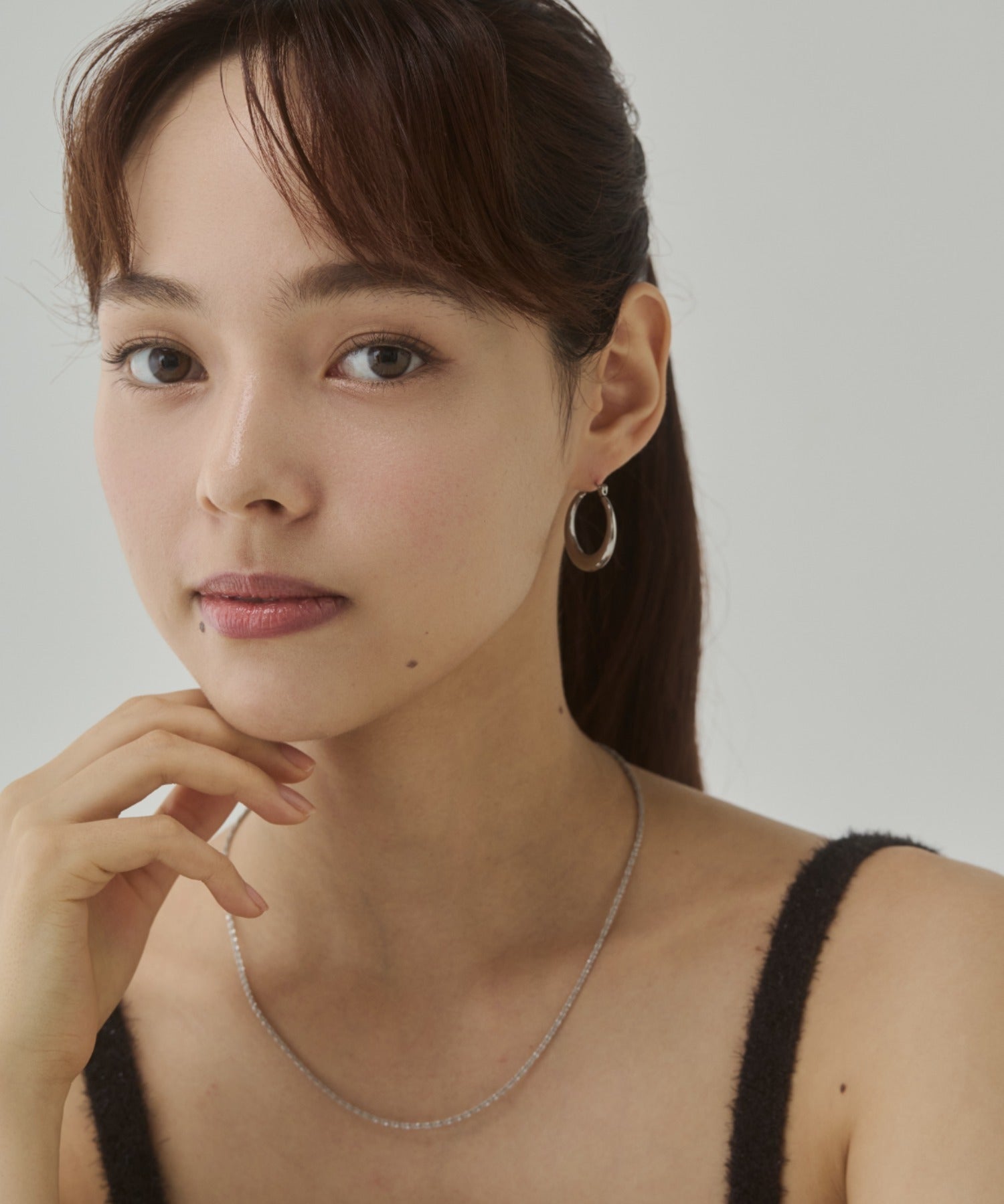 ciite' シーテ ピアス（両耳用） 【 金属アレルギー対応 】オーバルフープピアス サージカルステンレス（両耳用）