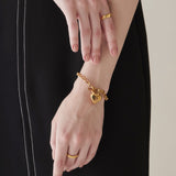 ciite' シーテ ブレスレット 【 金属アレルギー対応 】 ハートペンダント ブレスレット サージカルステンレス