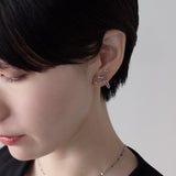 ciite' シーテ イヤリング シリコン付 リボンデザイン イヤリング