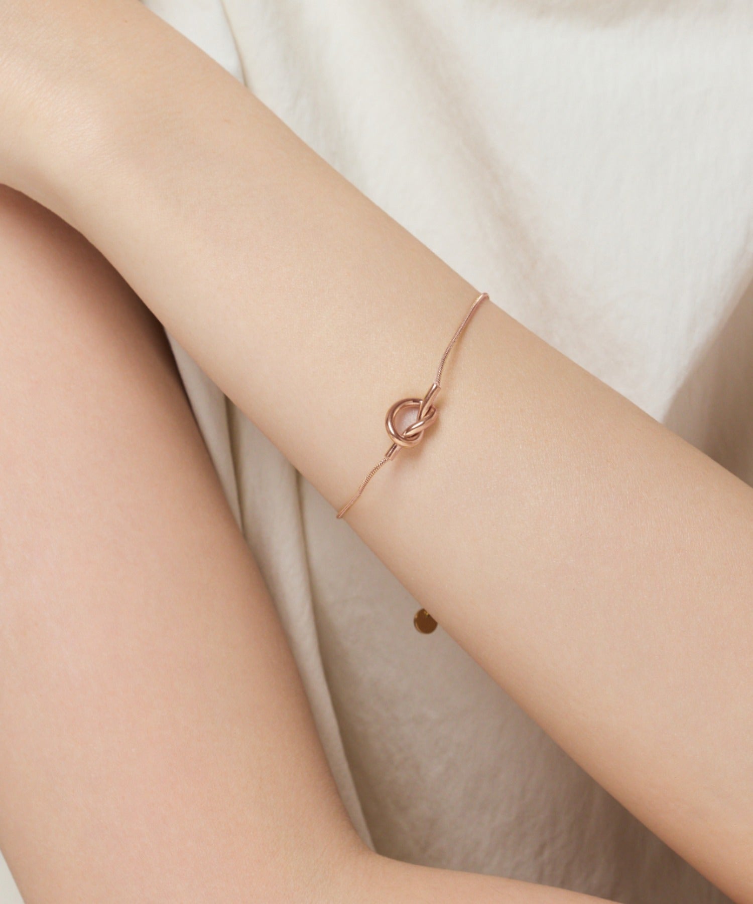 ciite' シーテ ブレスレット 【 金属アレルギー対応 】 ノットブレスレット サージカルステンレス