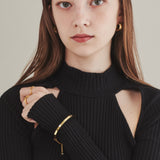 ciite' シーテ ブレスレット 【 金属アレルギー対応 】 ハートビジュー シンプルブレスレット / バングル サージカルステンレス