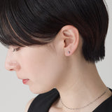 ciite' シーテ ピアス（両耳用） 【金属アレルギー対応】シンプルスクエア ピアス